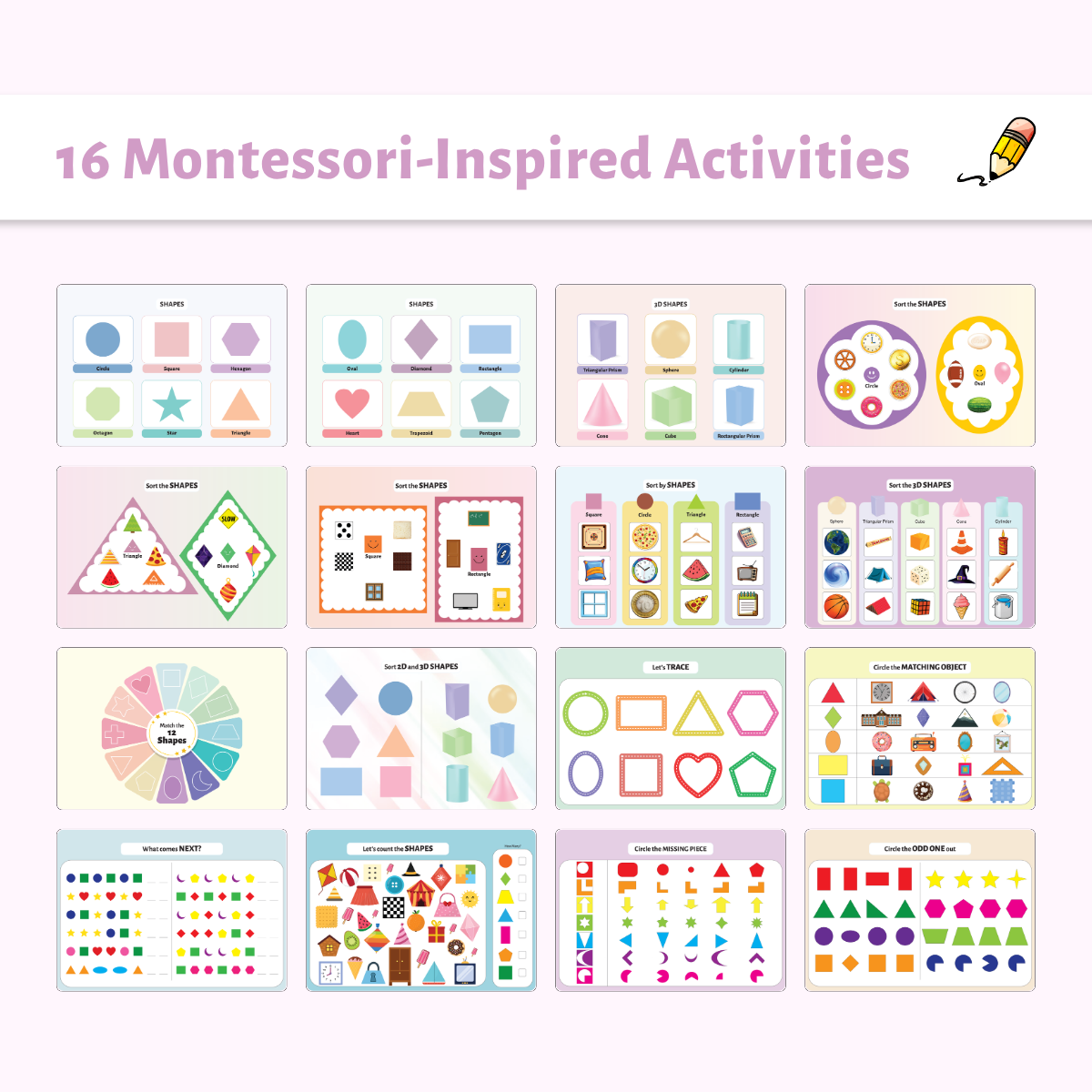 Shapes Busy Book                                  (Ages 1 - 4 )