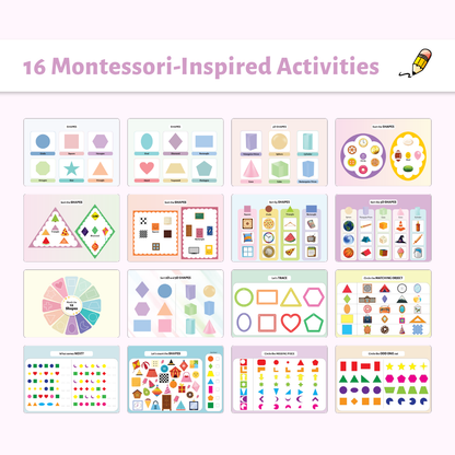 Shapes Busy Book                                  (Ages 1 - 4 )
