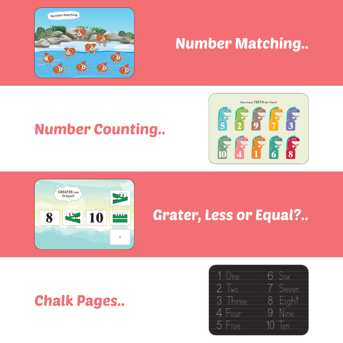 Number Busy Book                                    (Ages 2 to 5 )