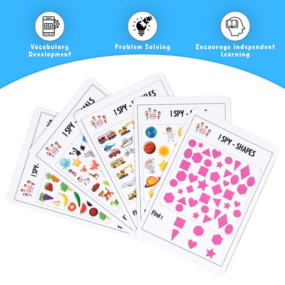 Little Explorer Activity Combo (Toddler Busy Binder + I Spy Sheet)