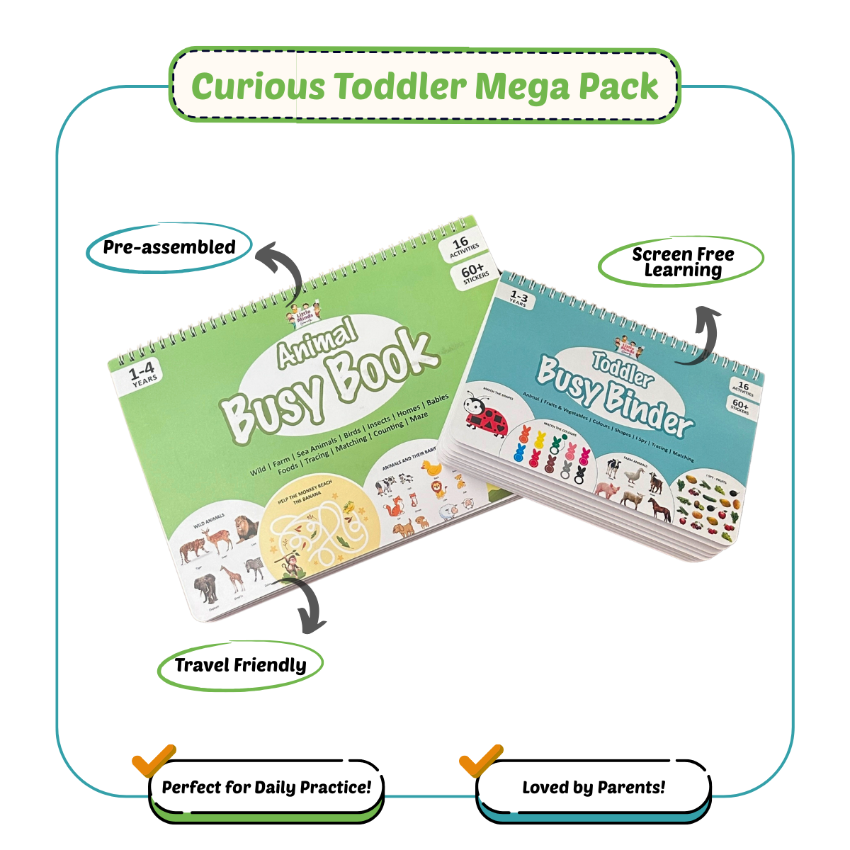 Curious Toddler Mega Pack ( Ages 1-3 )