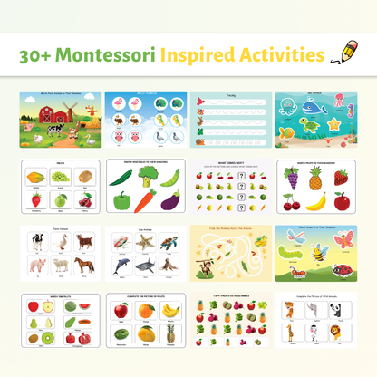 Screen-Free Play Combo (Ages 1–4 )