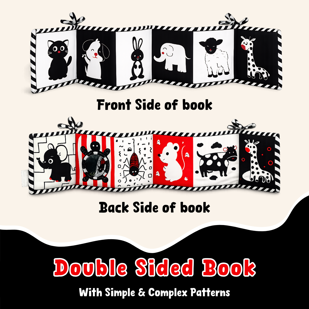 High Contrast Cloth Book (0-6 Months)