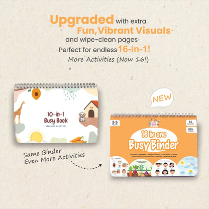 10-in-1 Busy Binder (Ages 3 to 5 years)