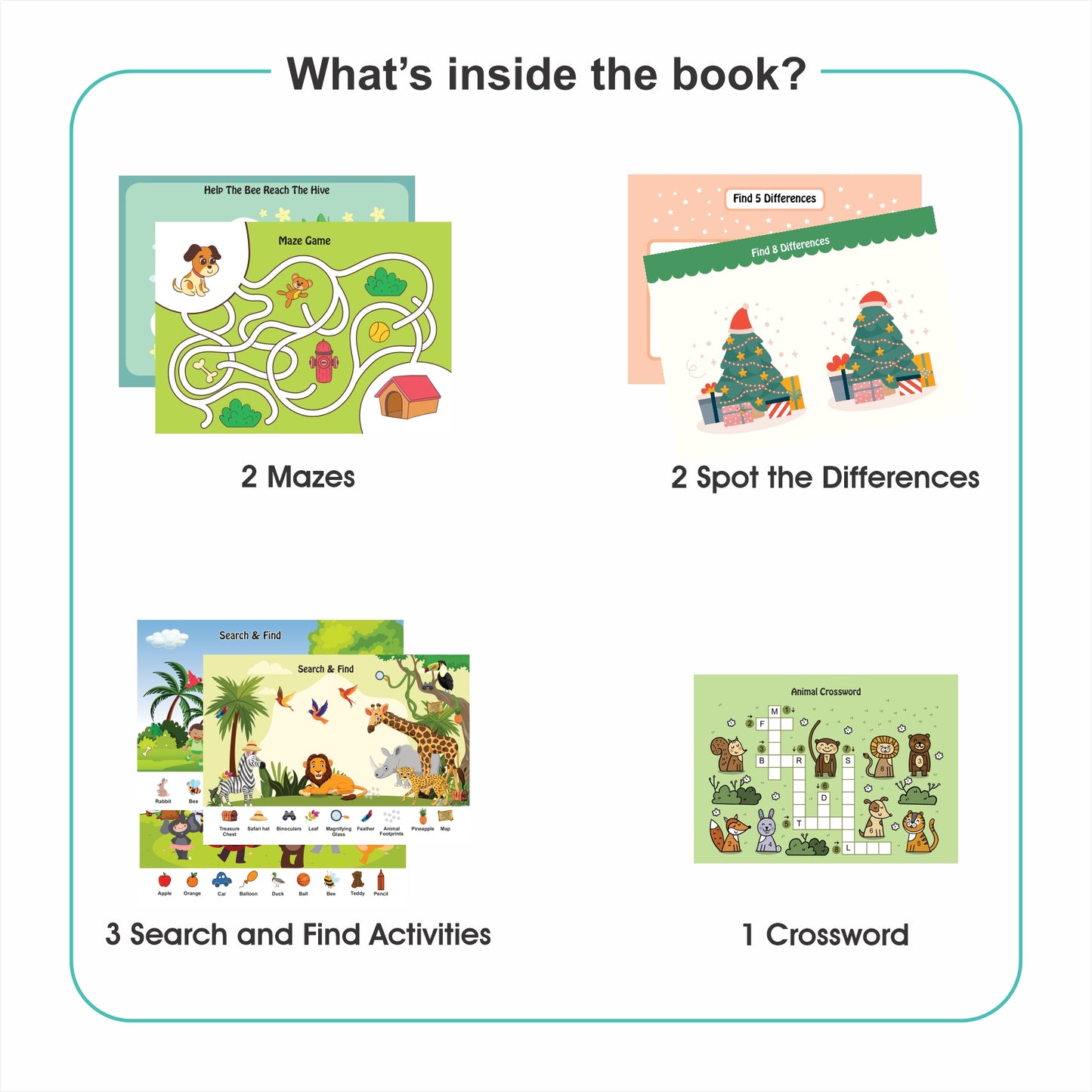Children Busy Book | 30 Wipe-and-Clean Activities | Ages 3–6