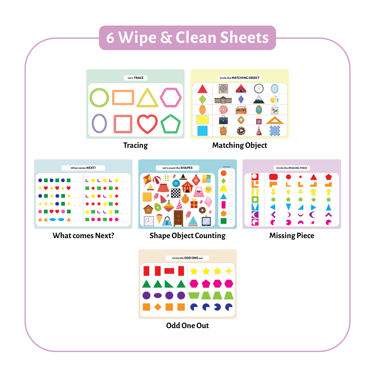 Shapes Busy Book                                  (Ages 1 - 4 )