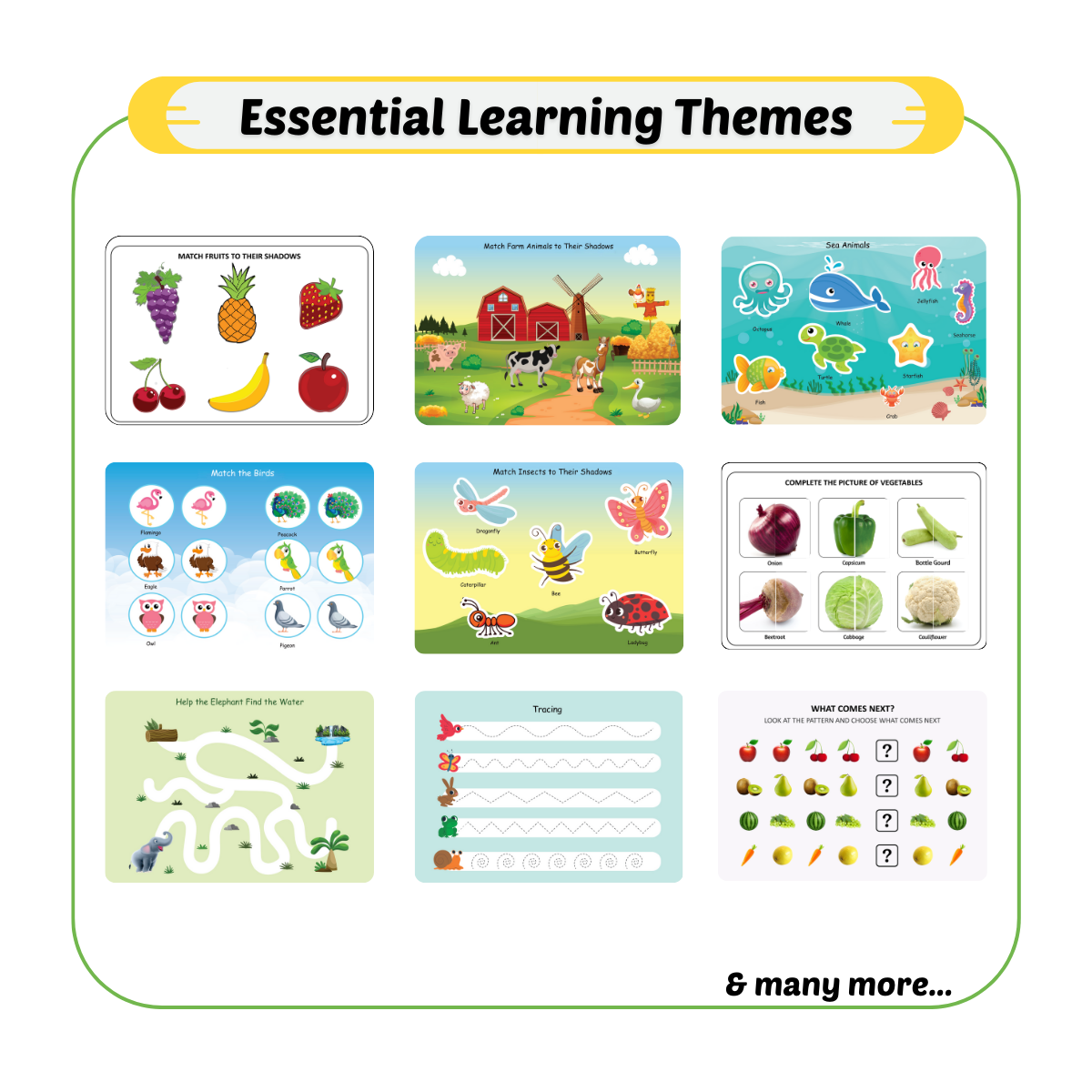 Screen-Free Play Combo (Ages 1–4 )