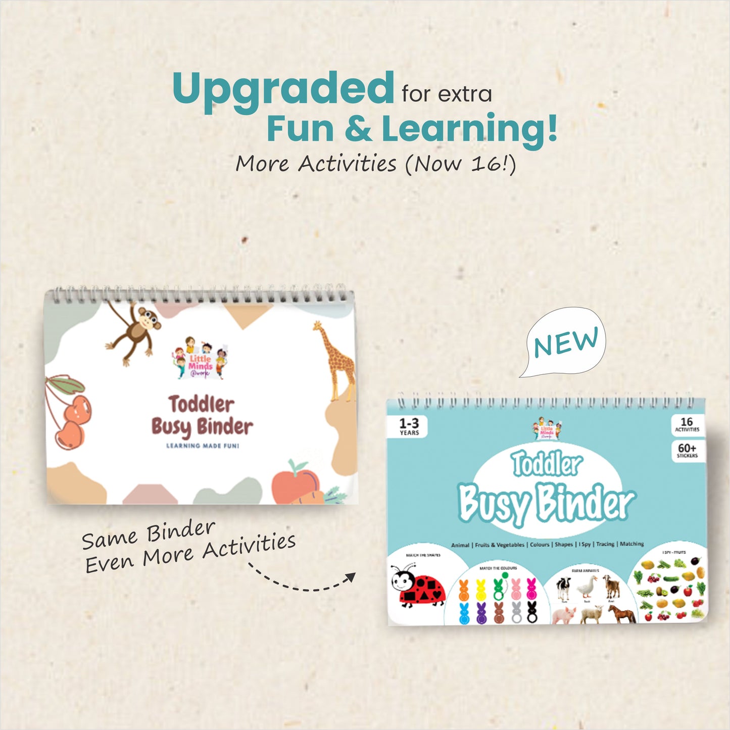 Toddler Busy Binder                          (Ages 1 to 4 years ) Upgraded