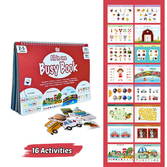 All-in-One Busy Book (Ages 2-5)