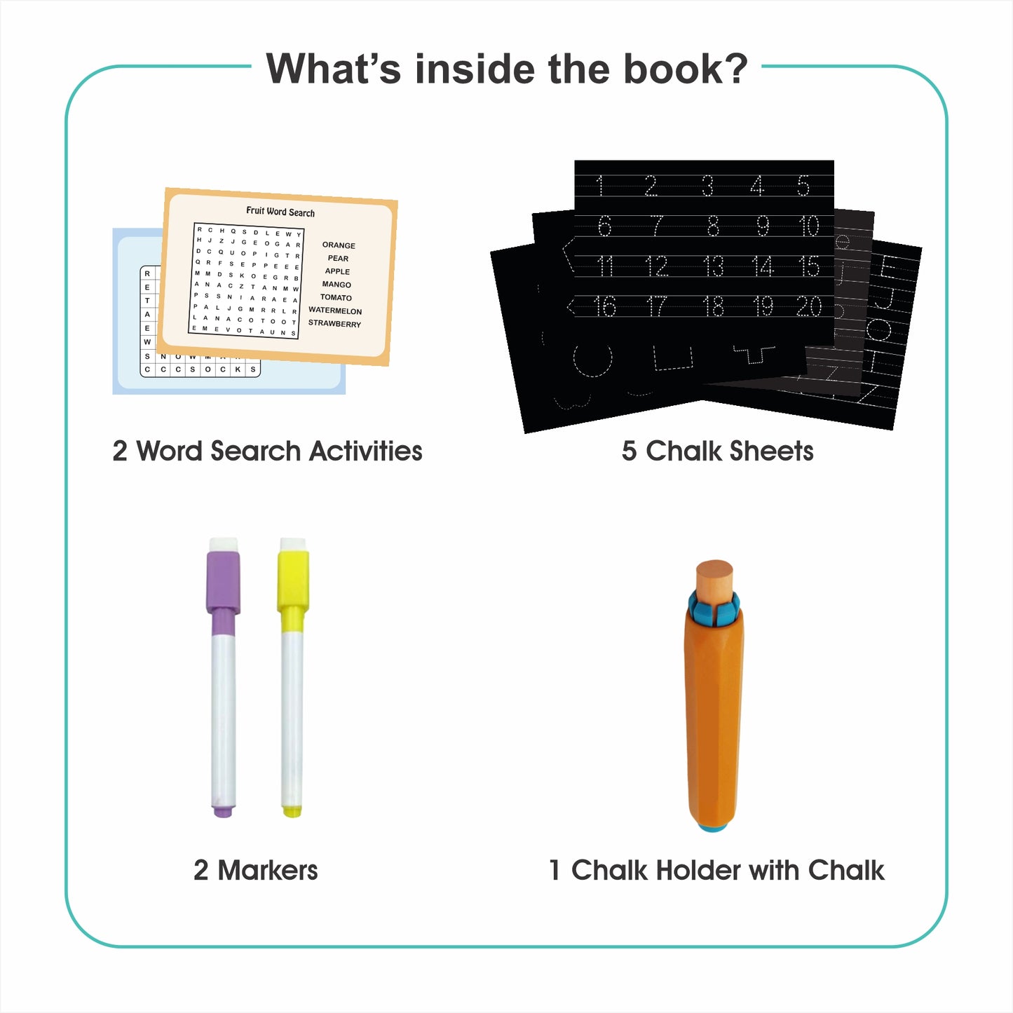 Children Busy Book | 30 Wipe-and-Clean Activities | Ages 3–6