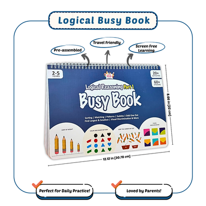 Logical Reasoning Part1 Busy Book (Ages 2 - 4 )