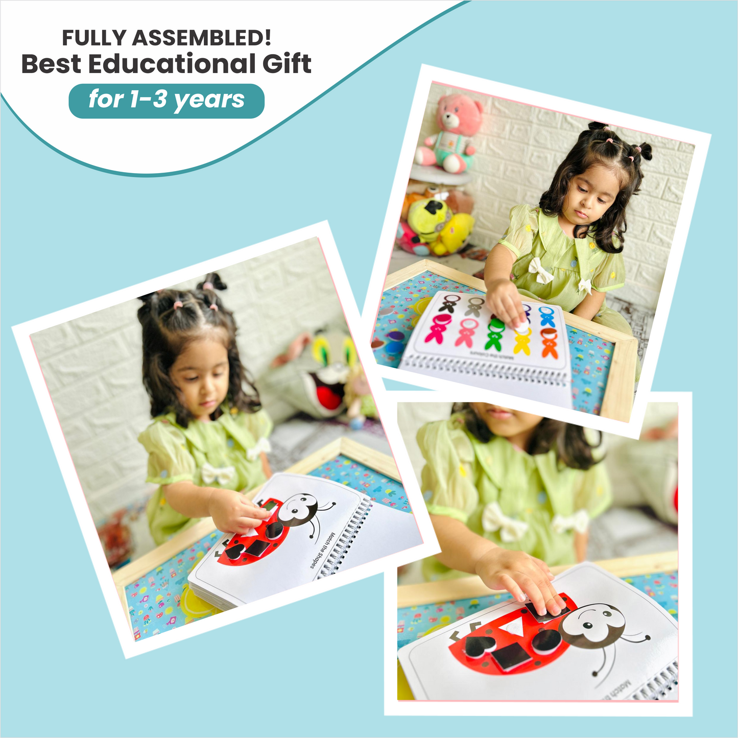 Toddler Busy Binder                          (Ages 1 to 4 years ) Upgraded