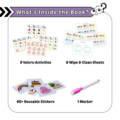 ALPHABET BUSY BOOK (Ages 2 - 5)