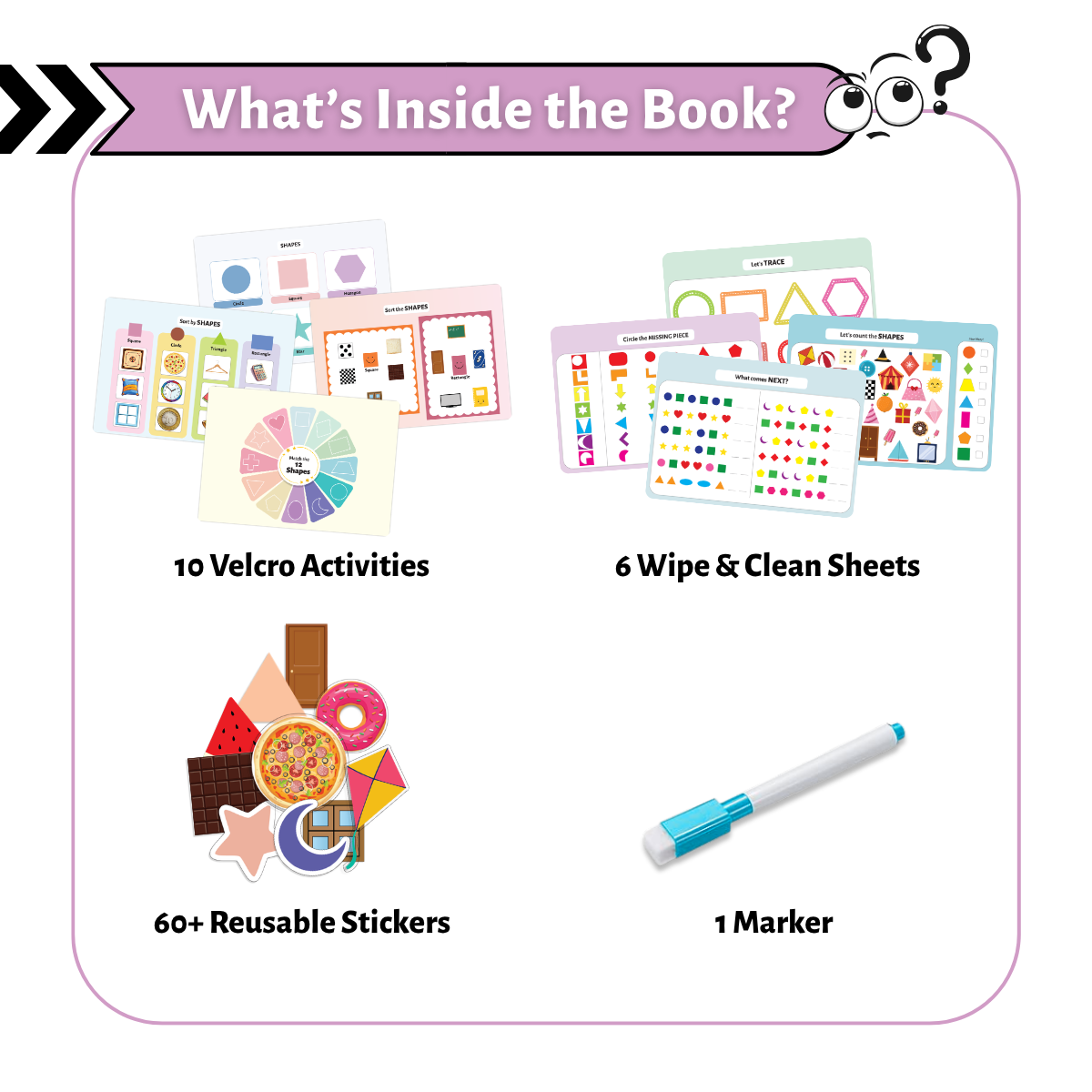 Shapes Busy Book                                  (Ages 1 - 4 )