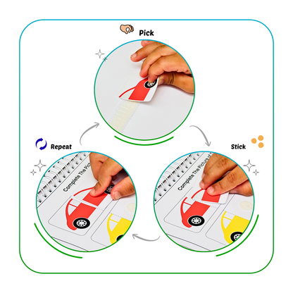 Toddler Match & Learn Combo (Toddler Busy + Think and Match Sheet)