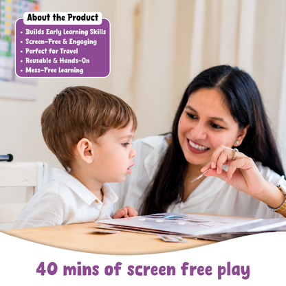 ALPHABET BUSY BOOK (Ages 2 - 5)