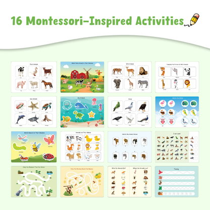 Animal Busy Book (Ages 1 - 4 )