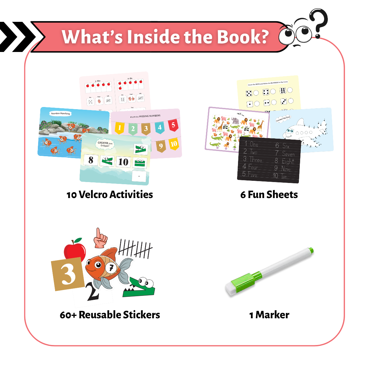 Number Busy Book                                    (Ages 2 to 5 )