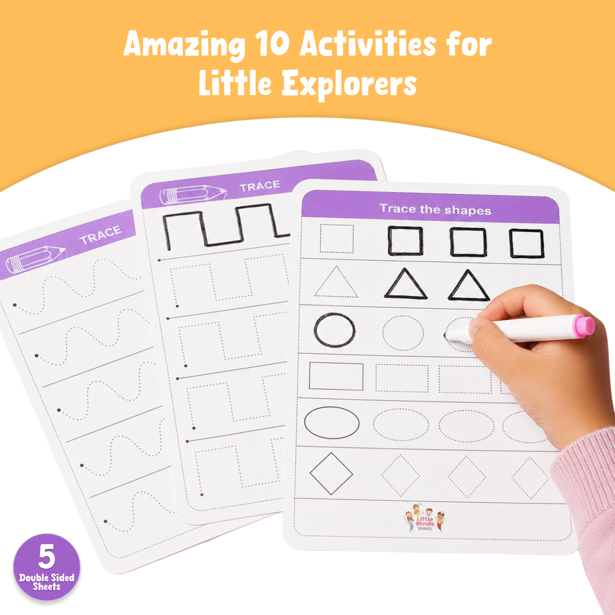 Tracing Worksheets Level 1