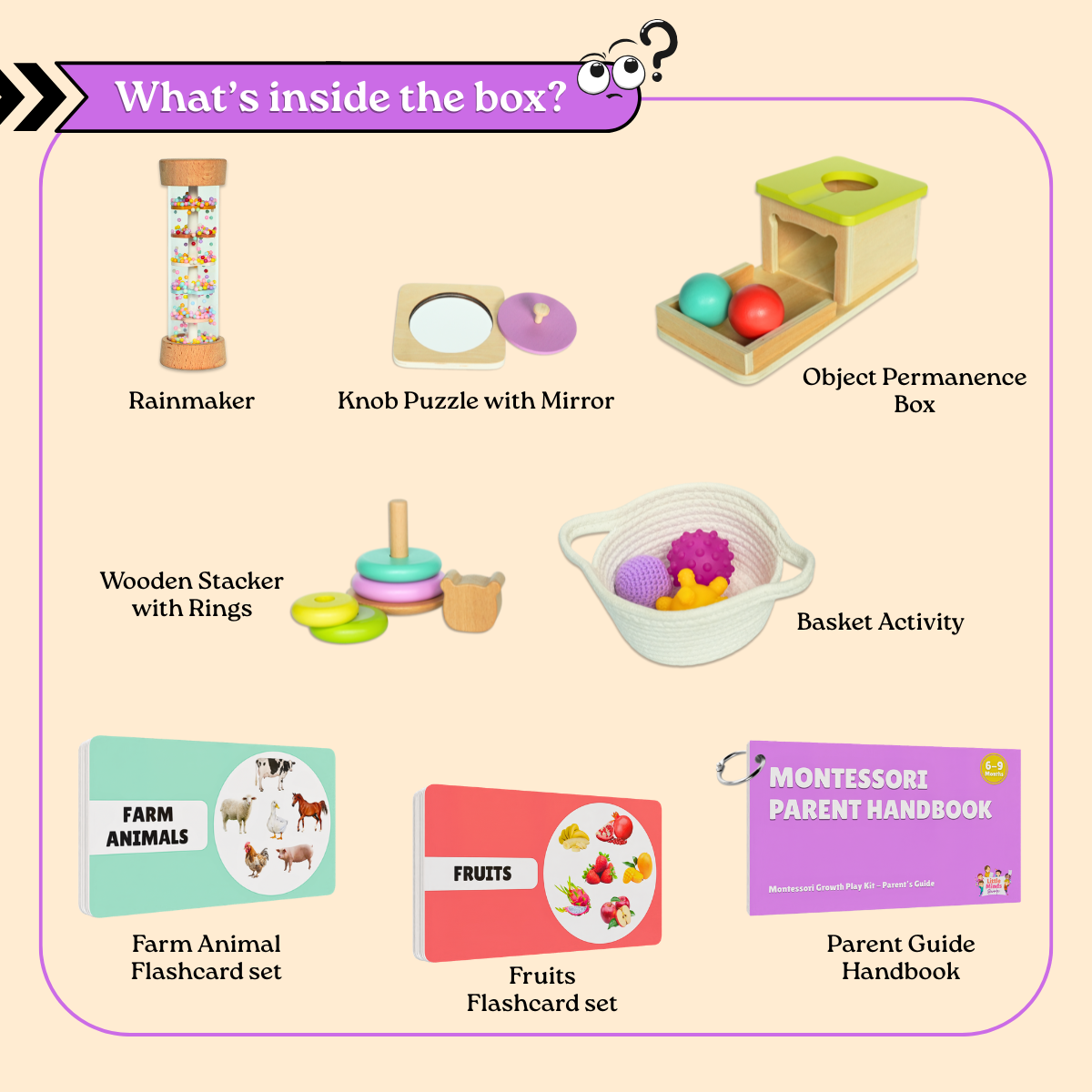 Little Discoveries Montessori Box            (6 months+)