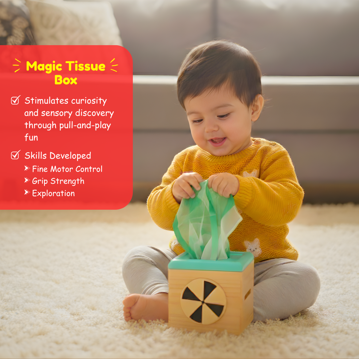 Tiny Explorer’s Montessori Box                 (9 months+)