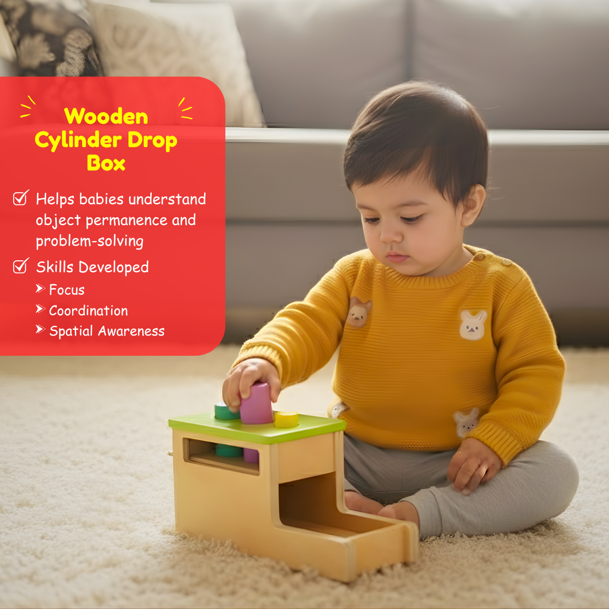 Tiny Explorer’s Montessori Box                 (9 months+)