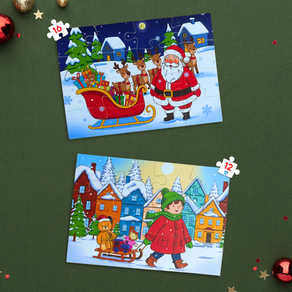 2-IN-ONE CHRISTMAS PUZZLE