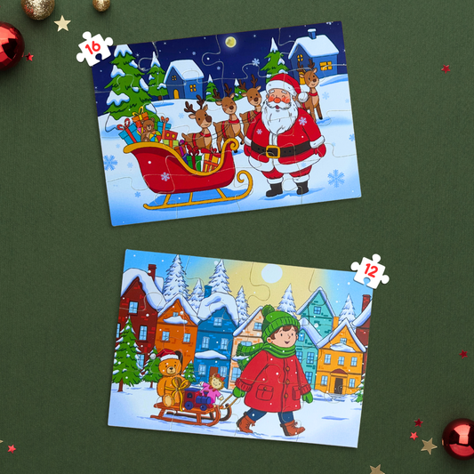 2-IN-ONE CHRISTMAS PUZZLE
