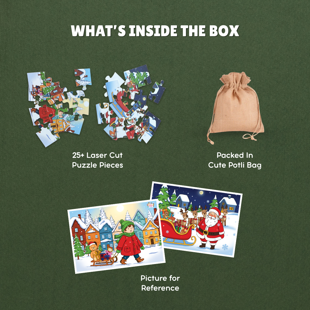 2-IN-ONE CHRISTMAS PUZZLE