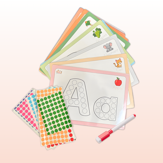 Alphabet Dot Sticker Sheets