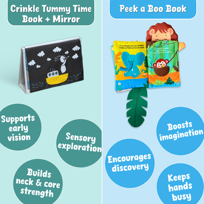 Peek & Tummy Time Combo (Ages 0–18 Months)