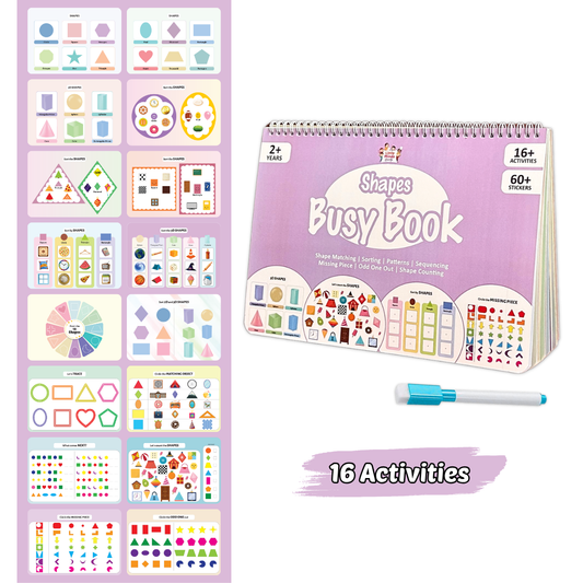 Shapes Busy Book                                  (Ages 1 to 4 )