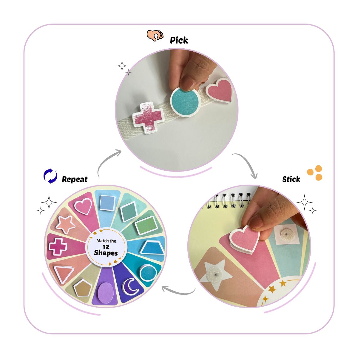Shapes Busy Book                                  (Ages 1 to 4 )