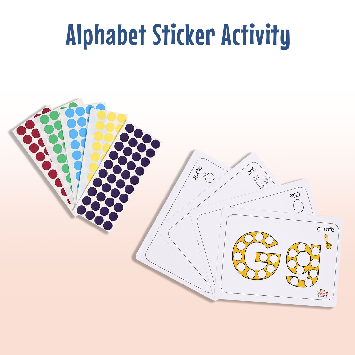 Alphabet Dot Sticker Sheets