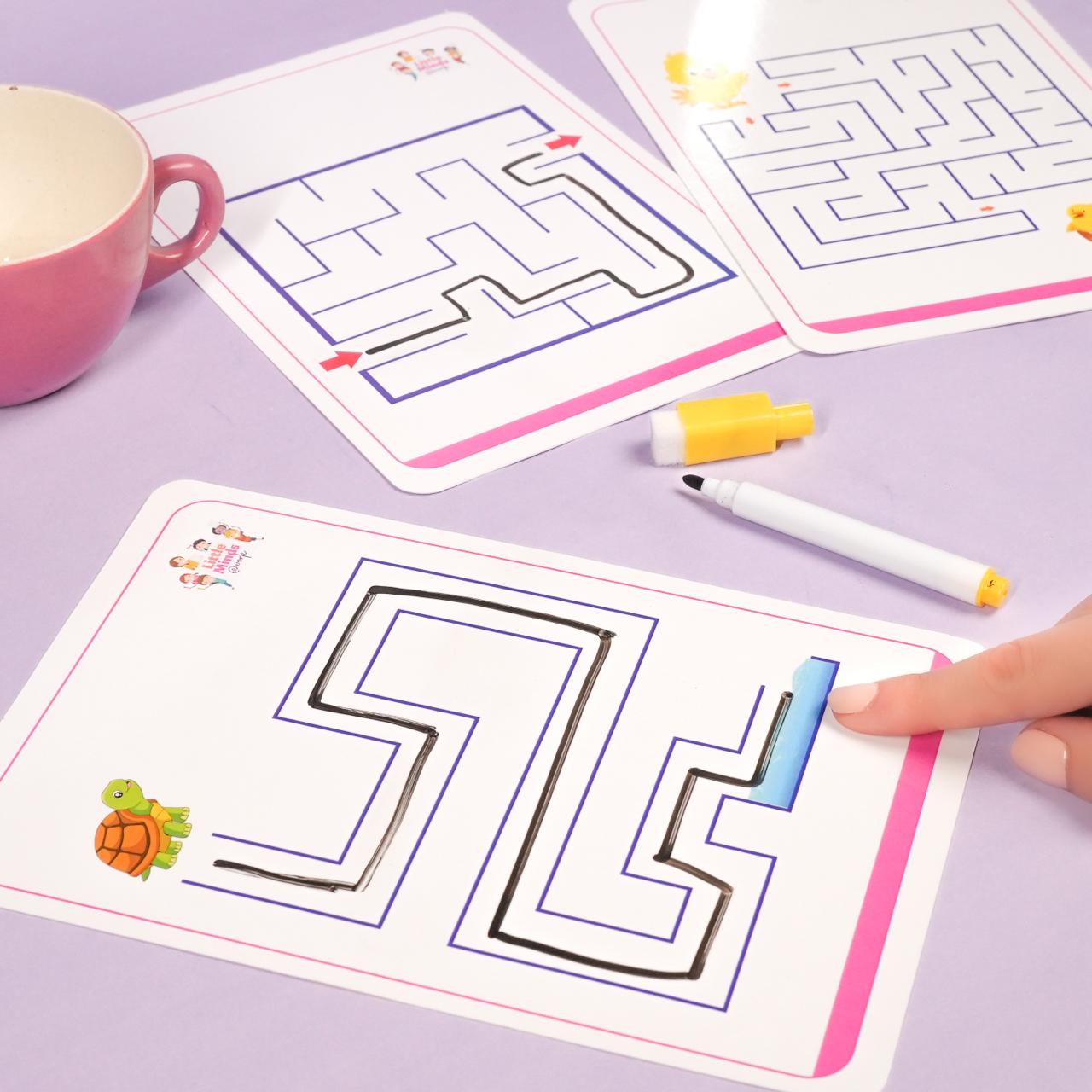 Fun Work Maze Brainy Mazes – Little Minds At Work