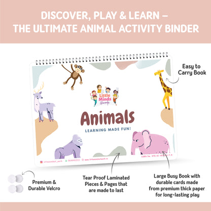 Animal Binder ( Ages 1 to 4 years)