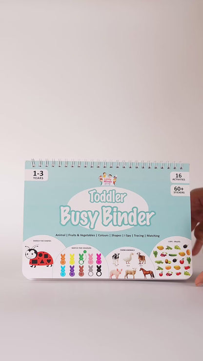 Toddler Busy Binder                          (Ages 1 to 4 years ) Upgraded