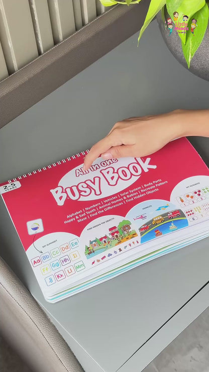 All-in-One Busy Book (Ages 2-5)