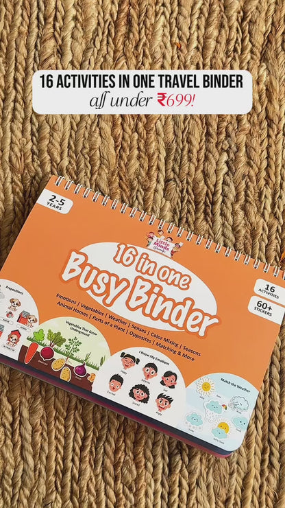 10-in-1 Busy Binder (Ages 3 to 5 )