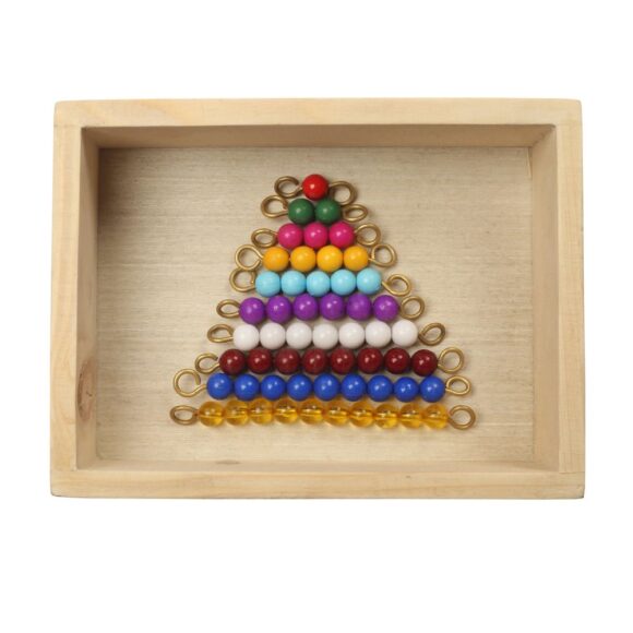 Montessori number beads